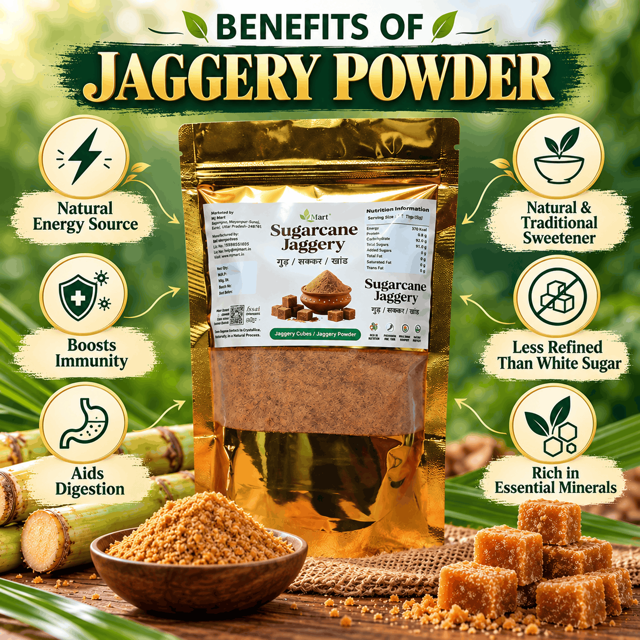 Jaggery Powder Benefits