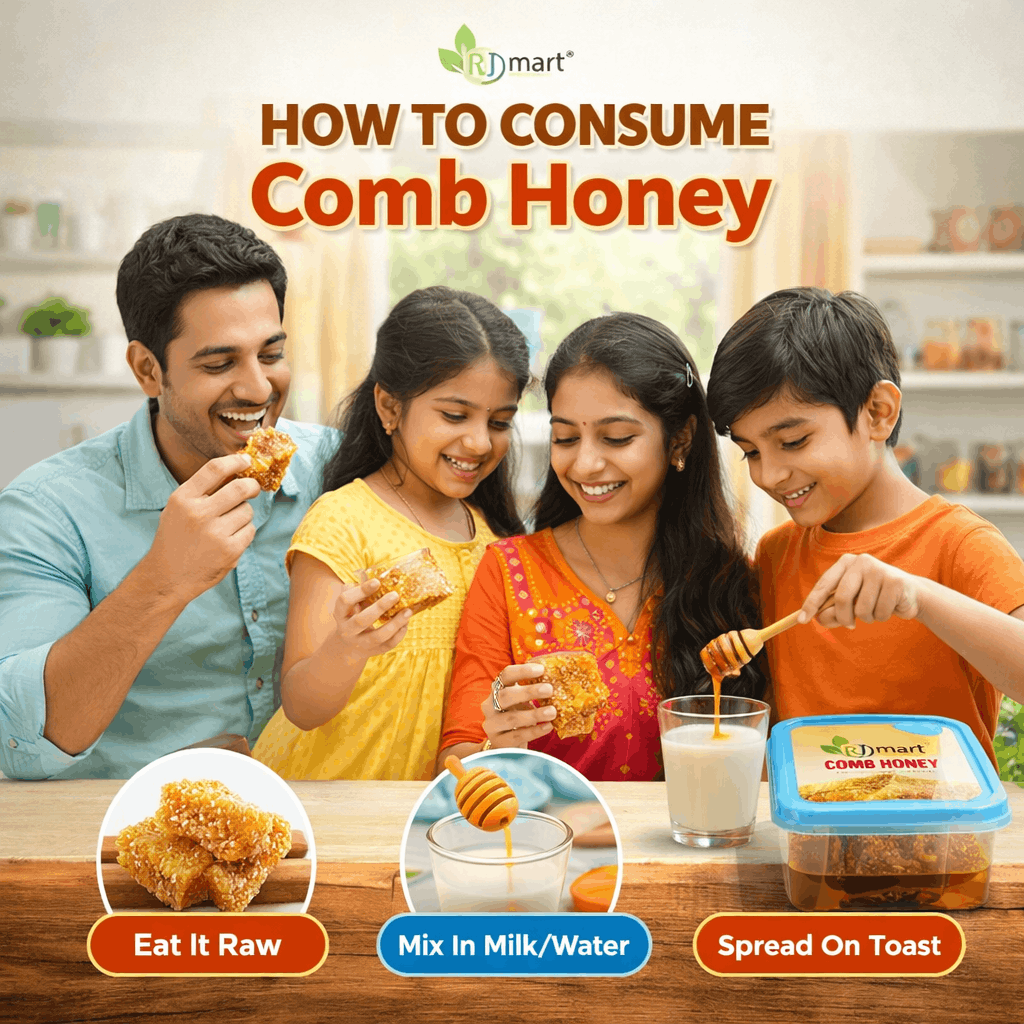 How to consume Comb Honey
