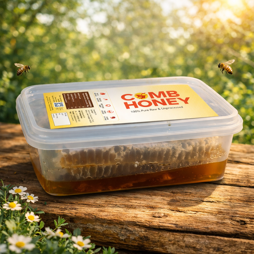 Pure Comb Honey 500g
