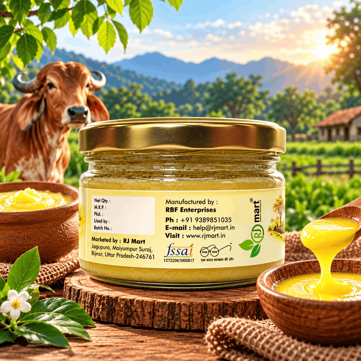 RJMart A2 Gir Cow Ghee (250g) - Image 3
